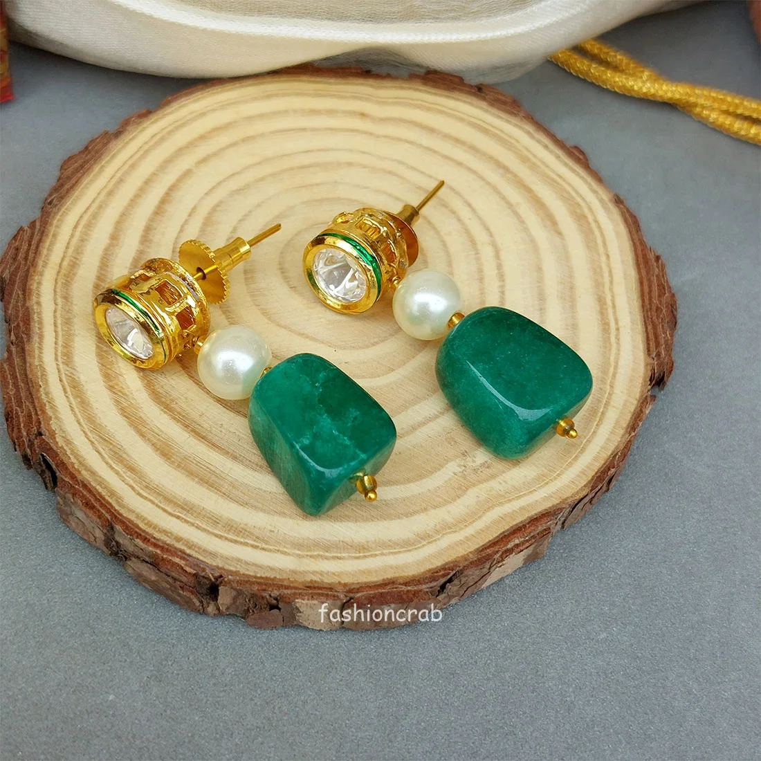 Jennifer Pearl Choker - Green - Image 6