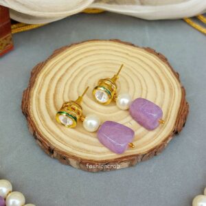 Jennifer Pearl Choker - Lavender