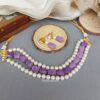 Jennifer Pearl Choker - Lavender