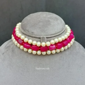 Jennifer Pearl Choker - Pink