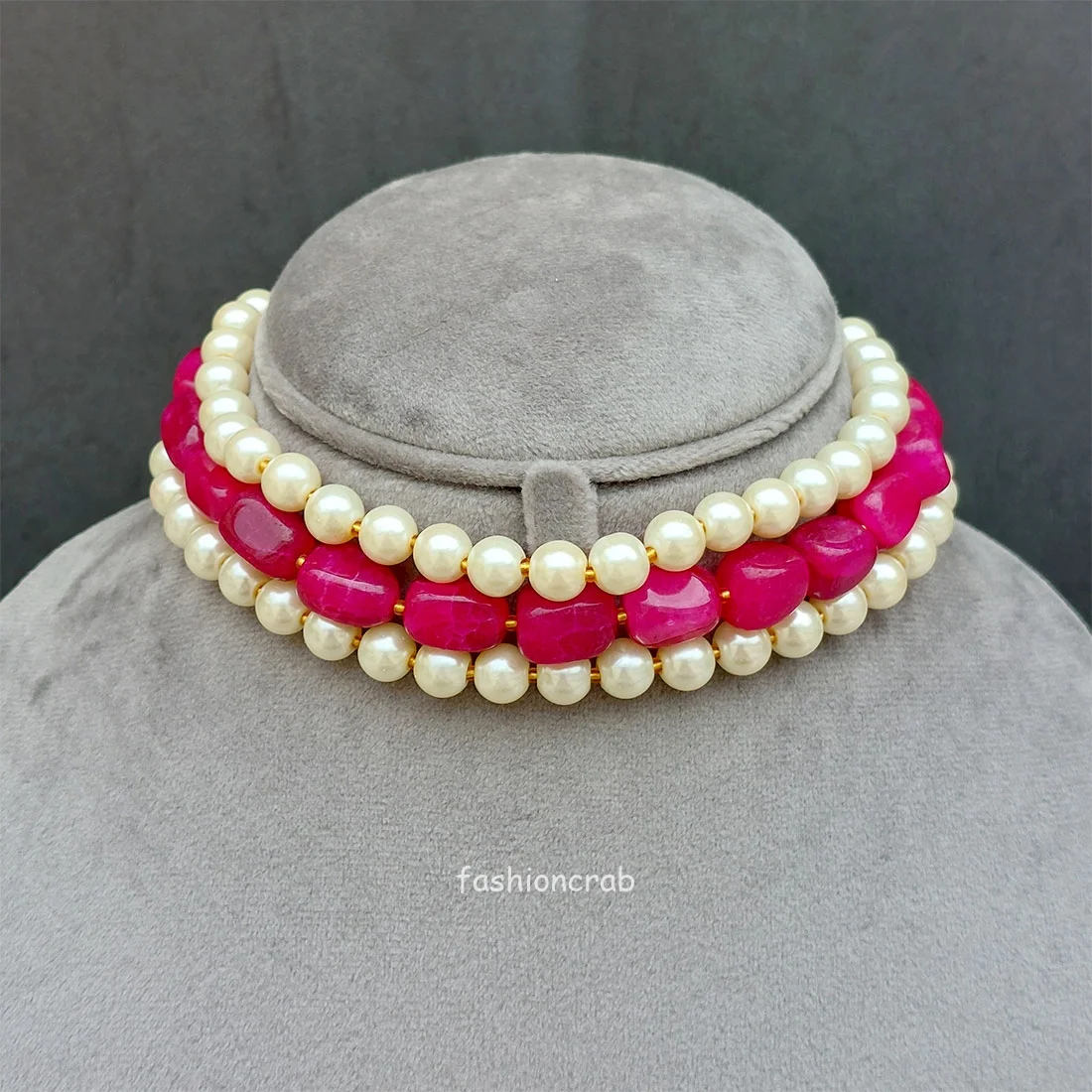 Jennifer Pearl Choker - Pink