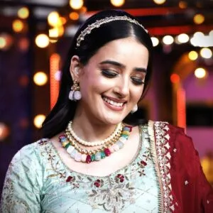 Kareena Multicolor Kundan Jewellery Set