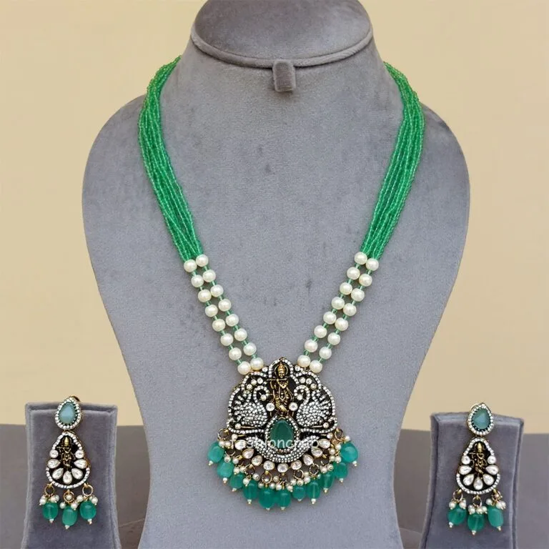 Natalie Moissanite Jewellery - Sea Green