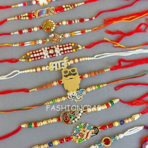 Assorted Handmade Rakhi Combo Set of 50