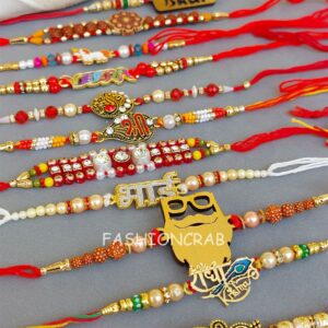 Assorted Handmade Rakhi Combo Set of 50