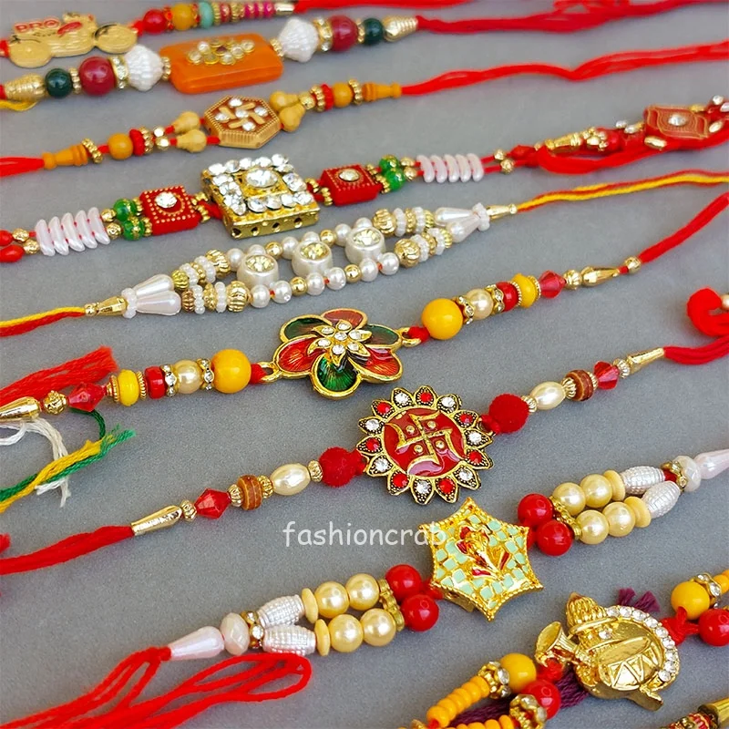 Assorted Handmade Rakhi Combo Set of 50