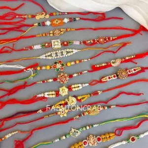 Assorted Handmade Rakhi Combo Set of 50