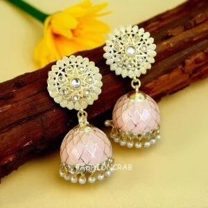 Avanya Orange Jhumka