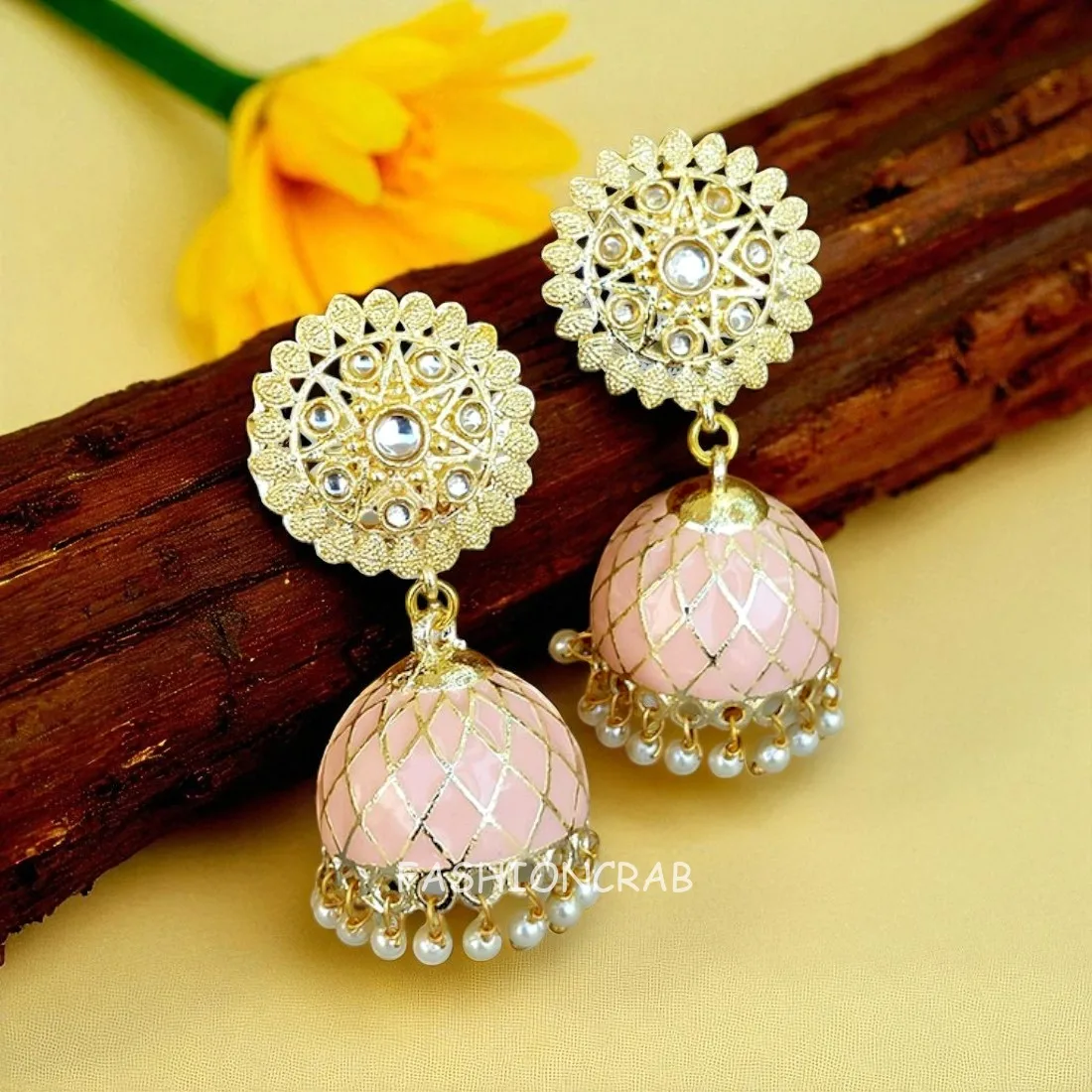 Avanya Orange Jhumka