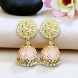 Avanya Orange Jhumka