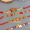 Beautiful Rakhi Combo Set of 6-01 Beautiful Rakhi Combo Set of 6