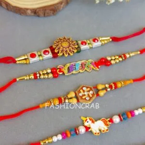 Beautiful Rakhi Combo Set of 6