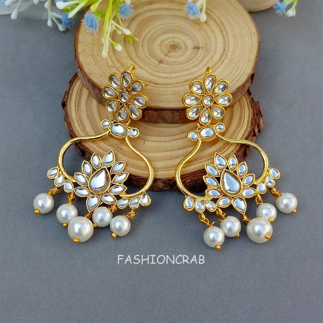 Designer Kundan Earrings