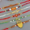 Designer Rakhi Combo Set of 6-01 Designer Rakhi Combo Set of 6