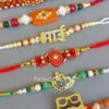 Designer Rakhi Combo Set of 6-02 Designer Rakhi Combo Set of 6