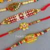 Handmade Rakhi Combo Set of 6-01 Handmade Rakhi Combo Set of 6