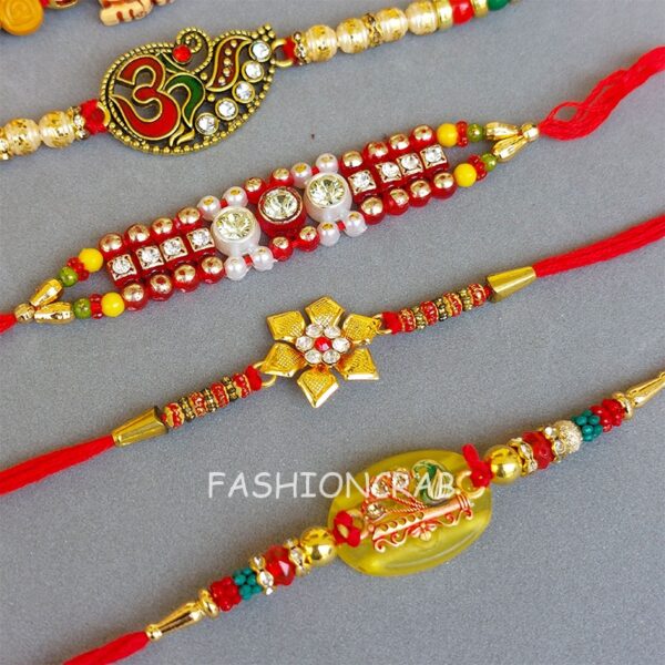 Handmade Rakhi Combo Set of 6