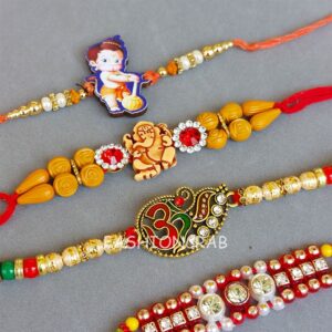 Handmade Rakhi Combo Set of 6