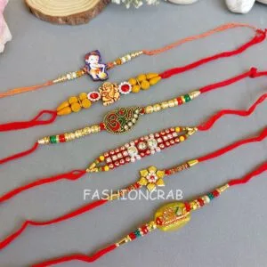 Handmade Rakhi Combo Set of 6