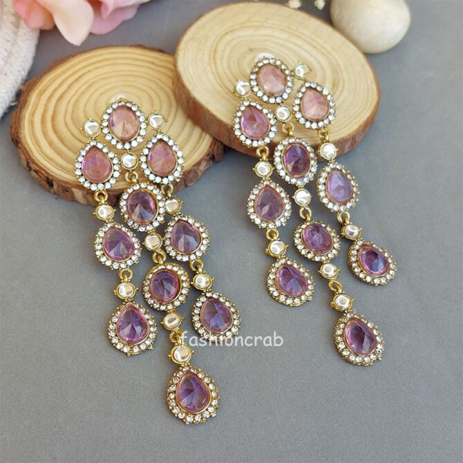 Jennifer Western Earrings - Lavender