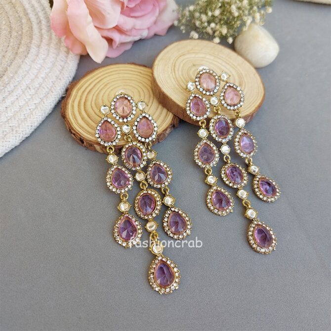 Jennifer Western Earrings - Lavender