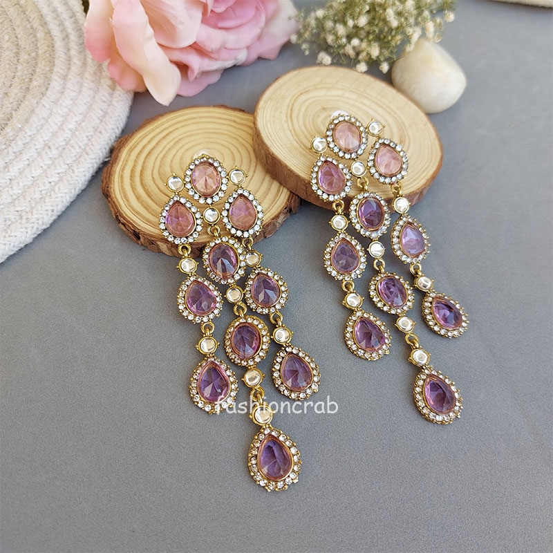 Jennifer Western Earrings Lavender