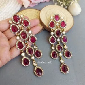 Jennifer Western Earrings - Wine