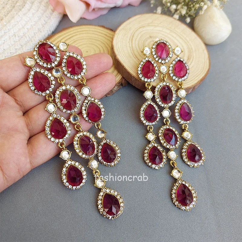 Jennifer Western Earrings - Wine
