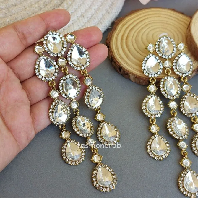 Jennifer Western Earrings - White