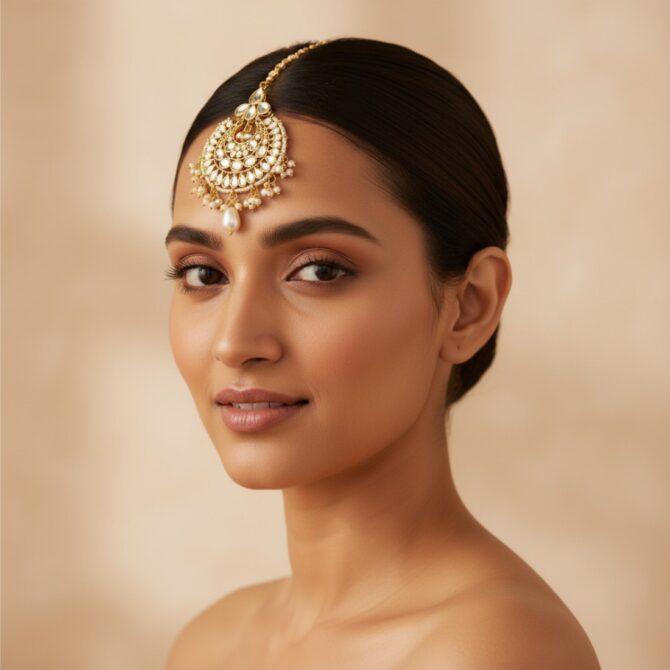 Rashmika Kundan Maang Tikka Rashmika Kundan Maang Tikka