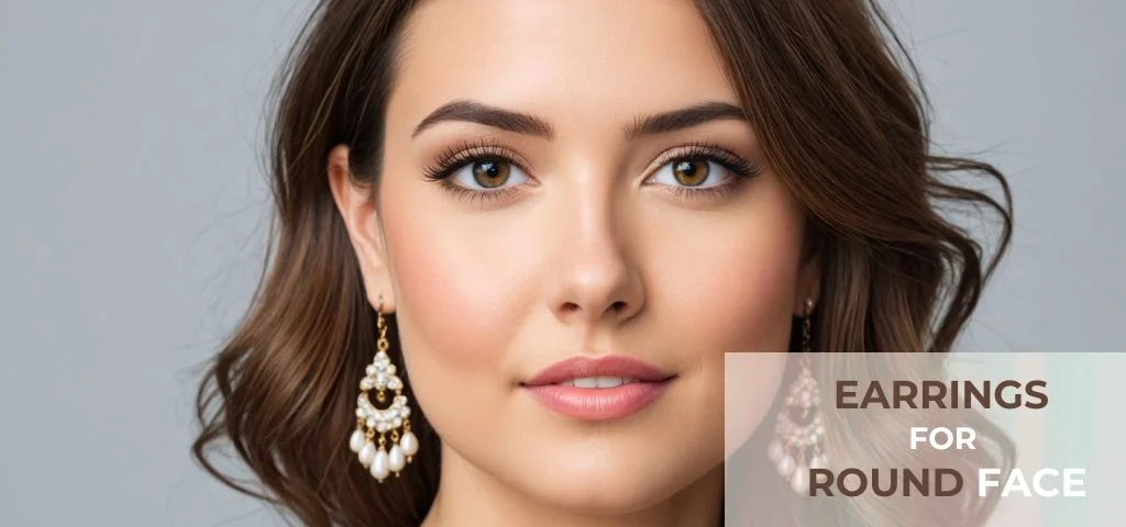 earrings for round face