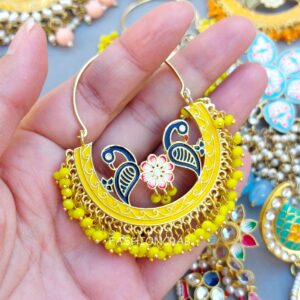 5 Assorted Meenakari Earrings