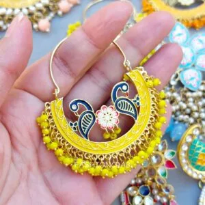 5 Assorted Meenakari Earrings