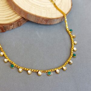 Bridal Nose Ring - Green