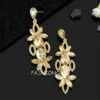 Champagne Color Party Wear Earrings-01 Champagne Color Party Wear Earrings