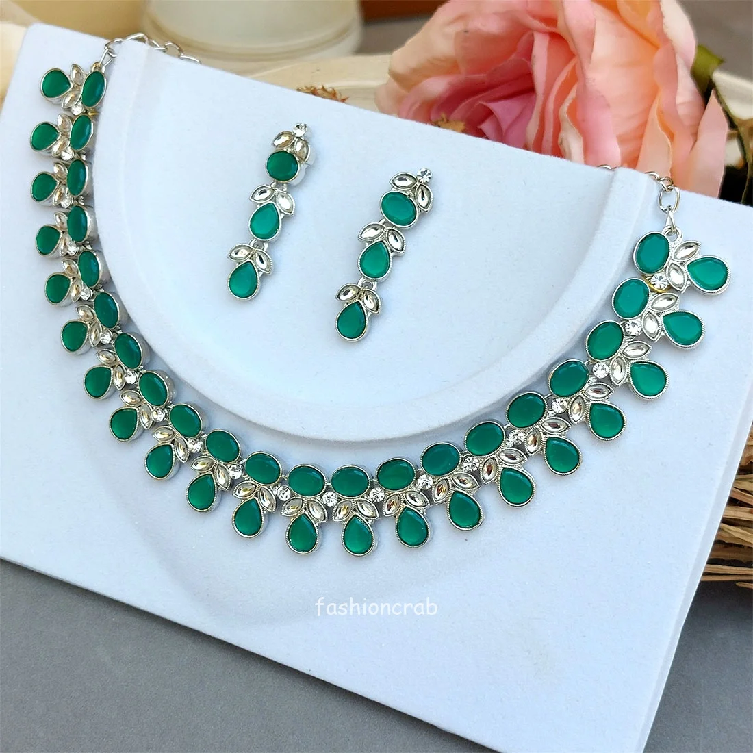 Green Crystal Necklace