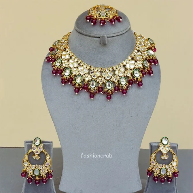 Jacqueline Wedding Jewelry - Wine