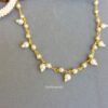 Nose Pin with Pearl Chain