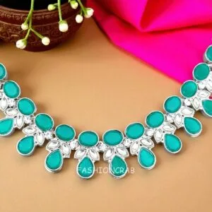 Peacock Green Necklace Set