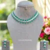 Peacock Green Necklace Set