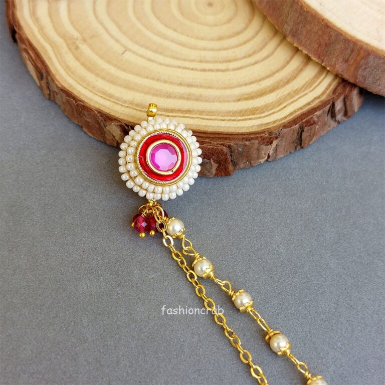 Pink Nose Pin