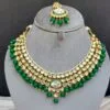 Sakshi Green Kundan Necklace-01 Sakshi Green Kundan Necklace