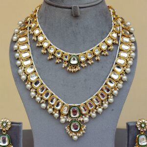 White Bridal Necklace Set