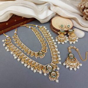 White Bridal Necklace Set