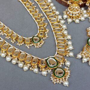 White Bridal Necklace Set