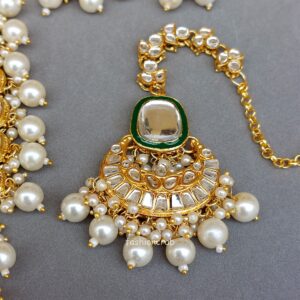 White Bridal Necklace Set