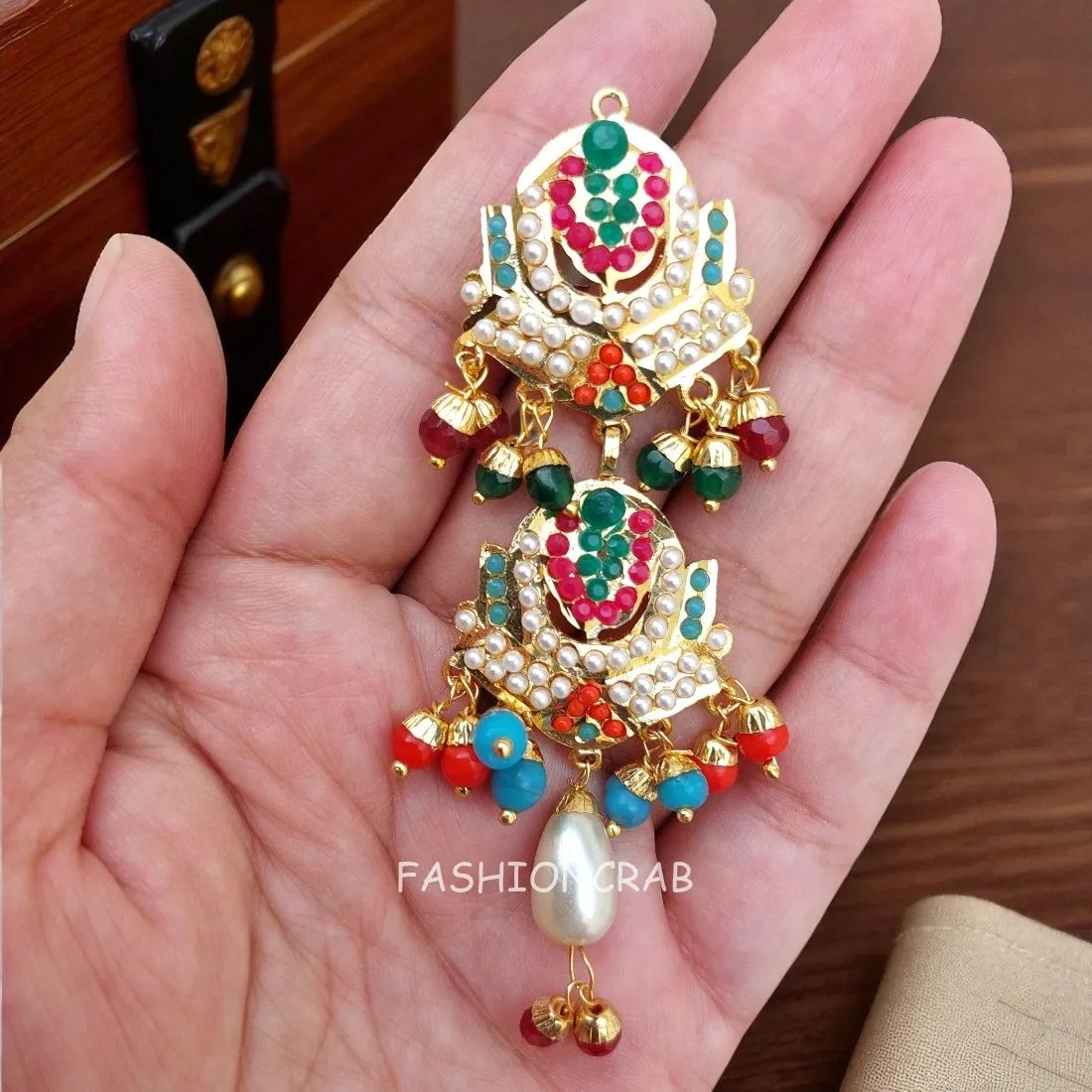 Multicolor Jadau Choker Necklace