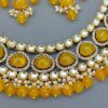 Ahana Pearl Necklace Set - Yellow-02 Ahana Pearl Necklace Set - Yellow