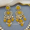 Ahana Pearl Necklace Set - Yellow-03 Ahana Pearl Necklace Set - Yellow