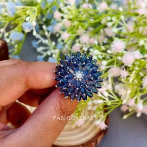 Alice Cocktail Ring - Blue